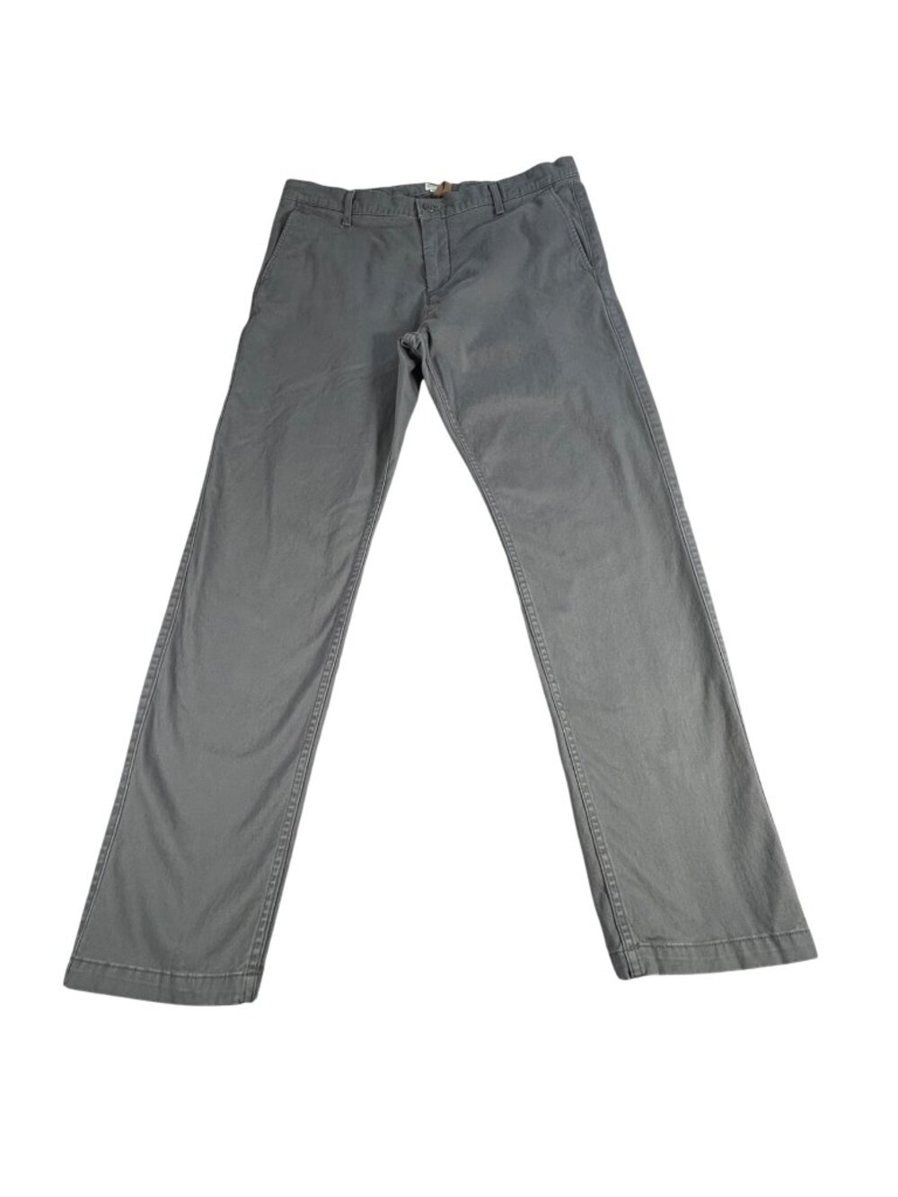 Dockers Slim Tapered Gray Chino Pants Men's Sz 36x32 Casual Wear Preppy Trousers